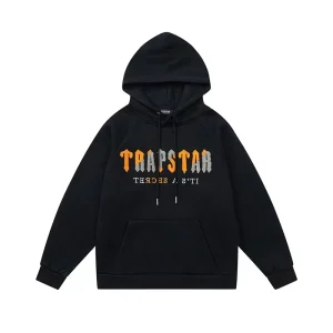 Its A Secret Yellow Logo Black Trapstar Hoodie