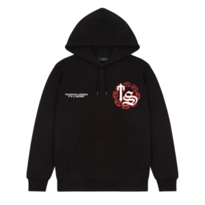 Trapstar Chain Scriptb Hoodie black