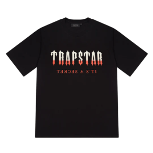 Trapstar New Decoded T-Shirt Black Red Gradient