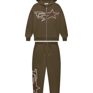 New Ts Star Tracksuit Brown